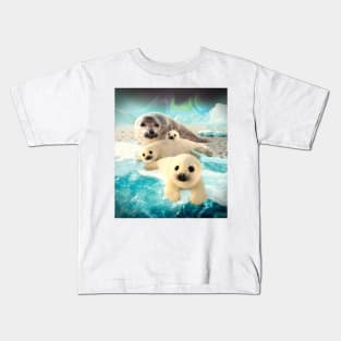 Grey Seals Kids T-Shirt